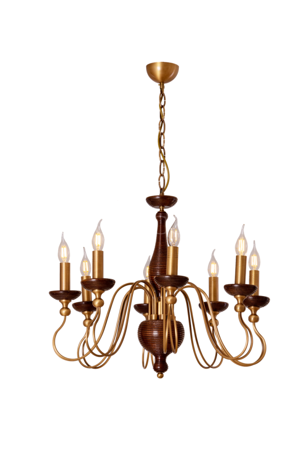 AVONNI AV-60433-8E Eskitme Kaplama Modern Avize E14 Metal 70cm - Luxury