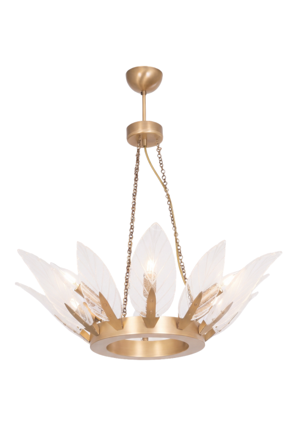 AVONNI AV-60455-12E Eskitme Kaplama Modern Avize E14 Metal Cam 75cm - Luxury