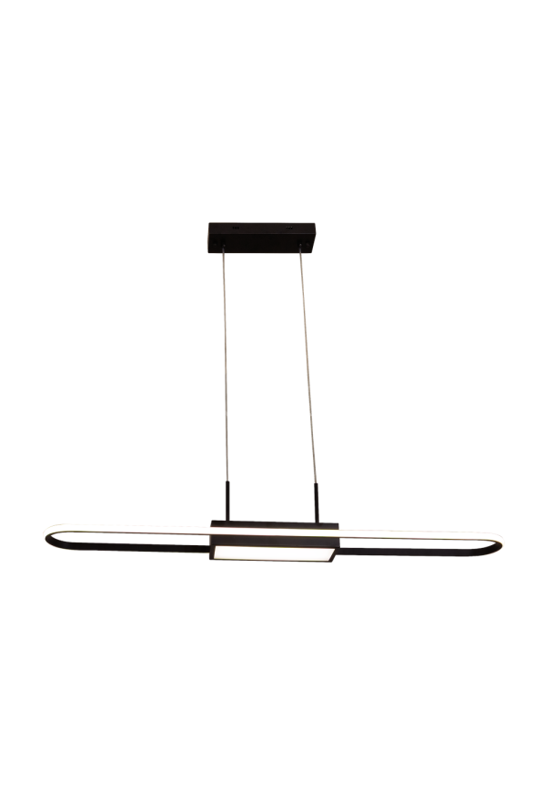 AVONNI AV-60456-BSY Siyah Kaplama Modern Avize E14,LED ? Metal 15x80cm - Luxury