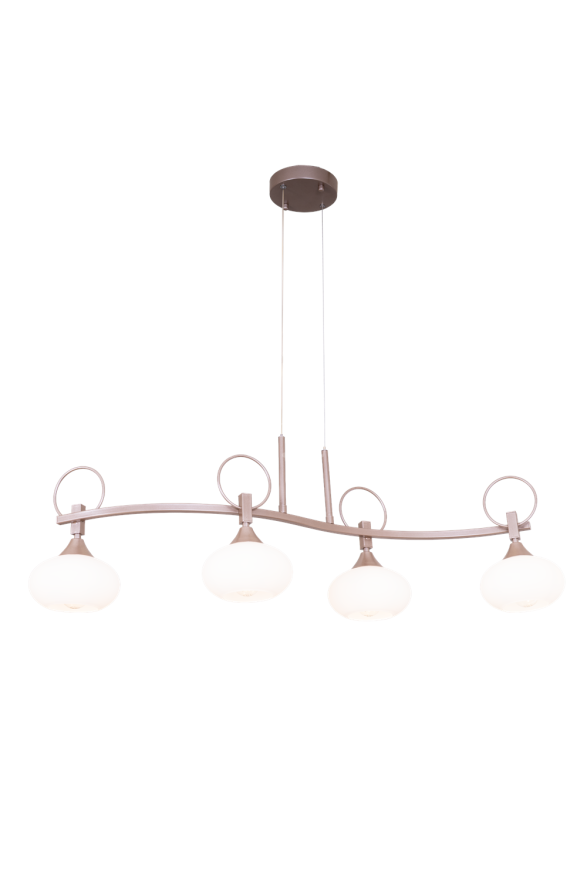 AVONNI AV-60470-4Y-CP Cappucino Kaplama Modern Avize E27 Metal Cam 15x80cm - Luxury