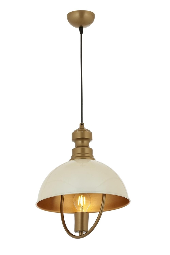 Luxury Beyaz Boyalı Modern Avize E27 Metal 35cm - Luxury Avize ve Aydınlatma