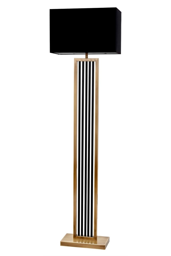 AVONNI Eskitme Kaplama Lambader E27 Metal Kumaş 40cm - Luxury