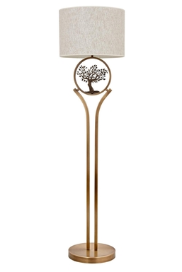 Luxury Eskitme Kaplama Lambader E27 Metal Kumaş 45cm