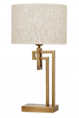 Luxury Eskitme Kaplama Masa Lambası E27 Metal Kumaş 32cm