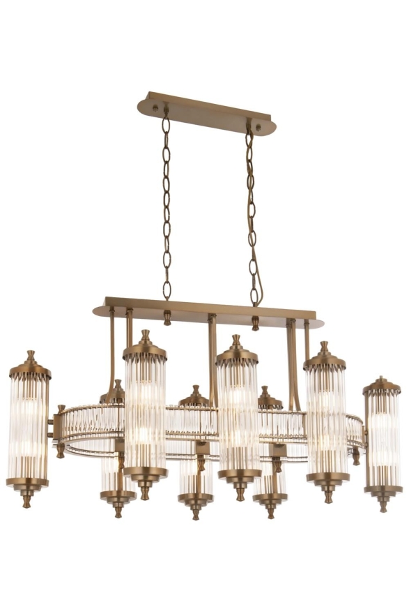 AVONNI Eskitme Kaplama Modern Avize E14 Metal Cam 55x0cm - Luxury