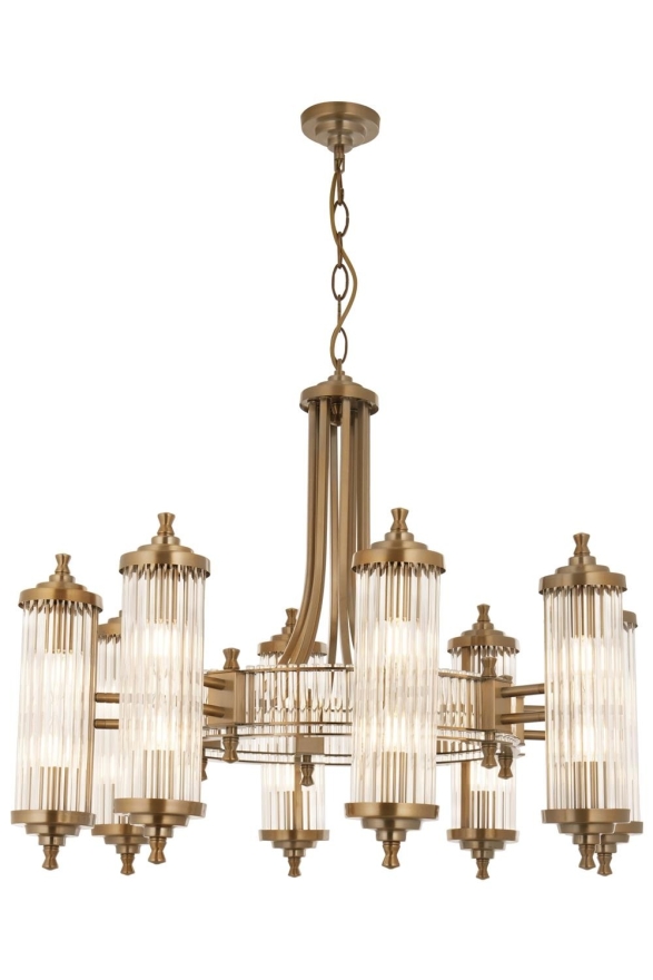 AVONNI Eskitme Kaplama Modern Avize E14 Metal Cam 80cm - Luxury