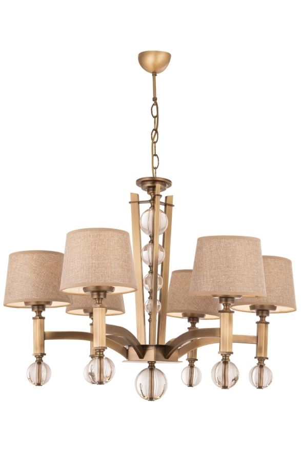 AVONNI Eskitme Kaplama Modern Avize E27 Metal Cam Kumaş 80cm - Luxury