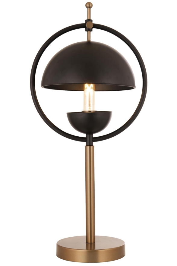 AVONNI Eskitme/Siyah Kaplama/Boya Masa Lambası E27 Metal 25cm - Luxury