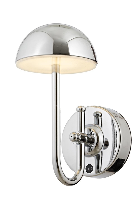 AVONNI Krom Kaplama Aplik LED Metal Opal Pleksi 12x20cm - Luxury