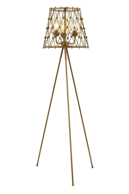 Luxury LM-60396-3BSA Eskitme Boyalı Lambader E27 Metal Cam 50cm