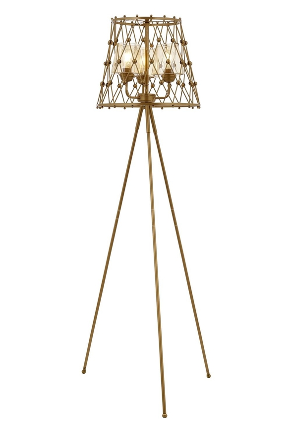 Luxury LM-60396-3BSA Eskitme Boyalı Lambader E27 Metal Cam 50cm - Luxury Avize ve Aydınlatma