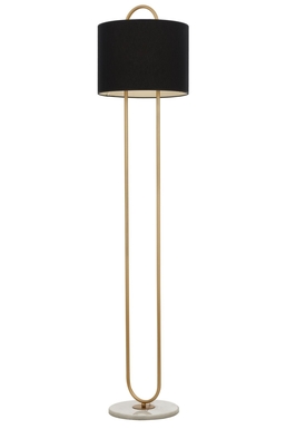 Luxury LM-9112-1E Eskitme Kaplama Lambader E27 Metal Mermer Kumaş 41cm
