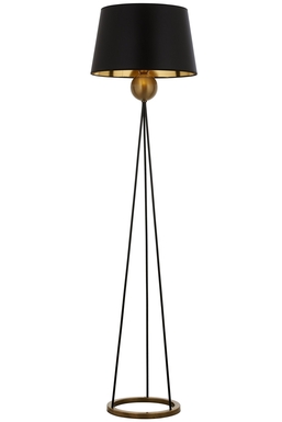 Luxury LM-9115-1E Eskitme Kaplama Lambader E27 Metal Kumaş 46cm