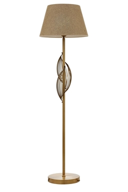 Luxury LM-9133-1E Eskitme Kaplama Lambader E27 Metal Kumaş 45cm