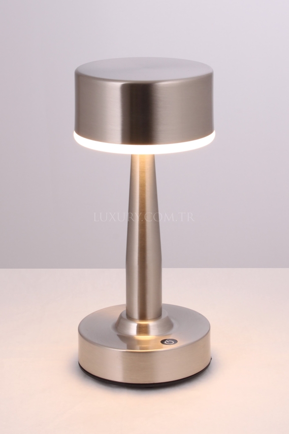AVONNI ML-64005-N Nikel Kaplama Masa Lambası LED Metal Pleksi 11cm - 2