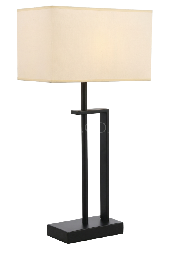 AVONNI ML-9109-1BSY Siyah Kaplama Masa Lambası E27 Metal 35cm - Luxury