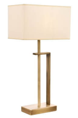 Luxury ML-9109-1E Eskitme Kaplama Masa Lambası E27 Metal Kumaş 30x18cm