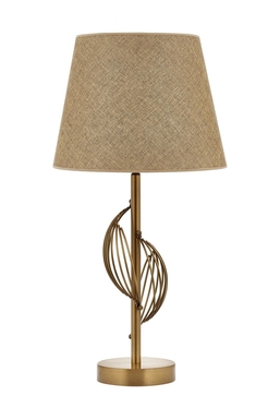 Luxury ML-9133-1E Eskitme Kaplama Masa Lambası E27 Metal Kumaş 33x0cm