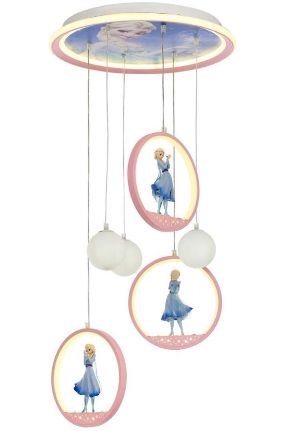 AVONNI Pembe Boyalı Modern Avize 40cm - Luxury