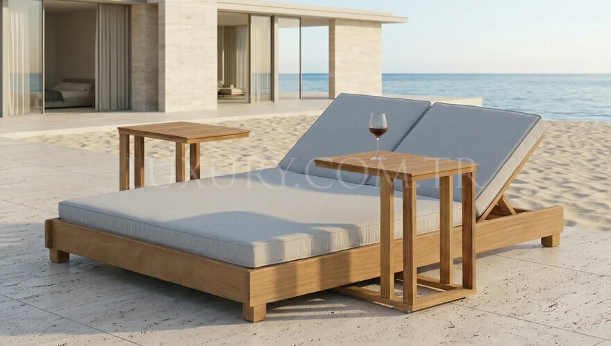 Aydın Çift Kişilik Minderli Şezlong - 2