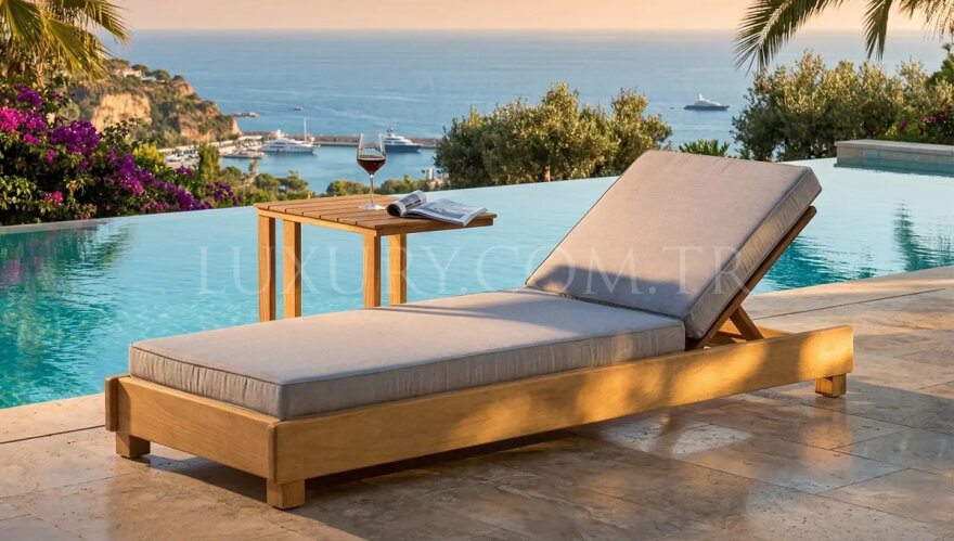 Aydın Tek Kişilik Minderli Şezlong - 1