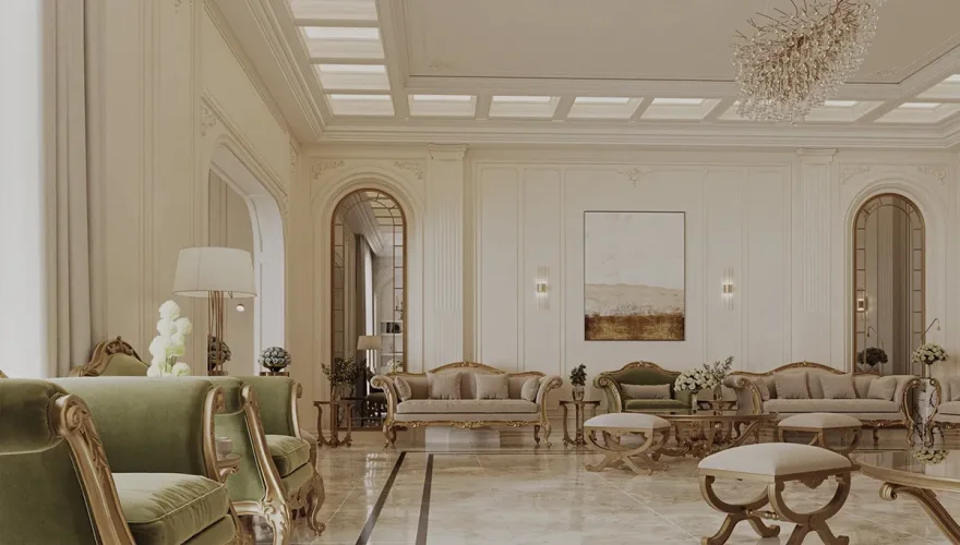 Bahrain Luxury Majlis Furniture Set - 8