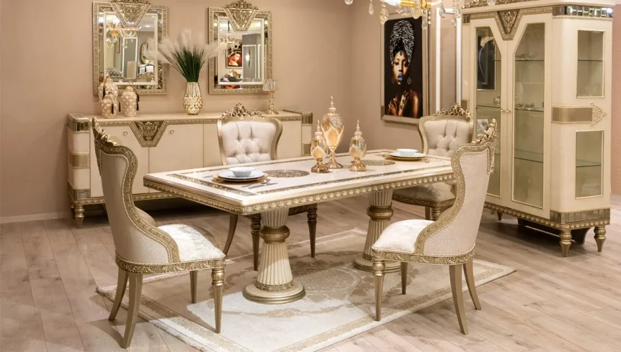 Baxter 2026 Klasik Yemek Odası Takımı - 1