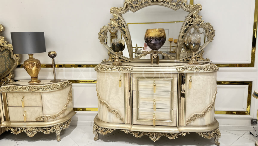 Lüks Begonya Klasik Yatak Odası - 5