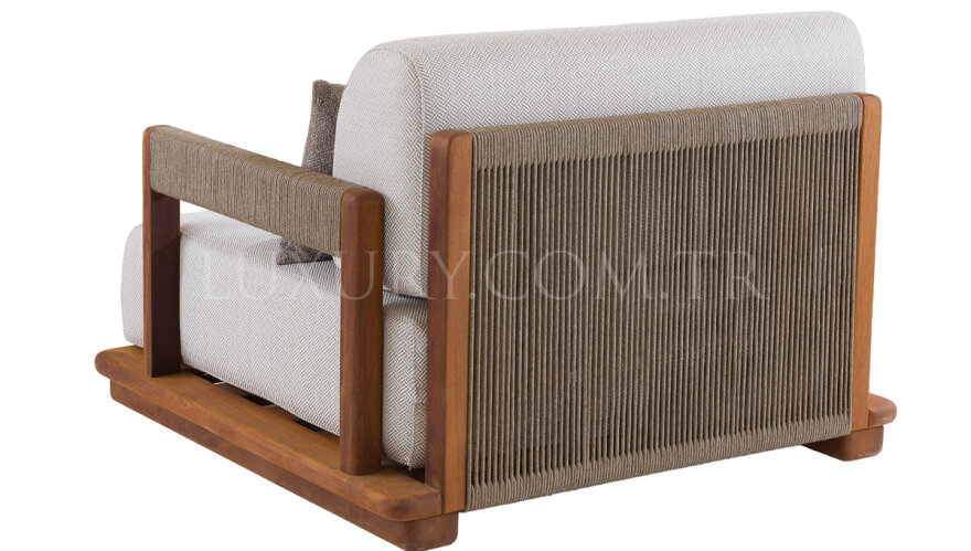 Belek Ahşap Bahçe Koltuk Takımı - 3