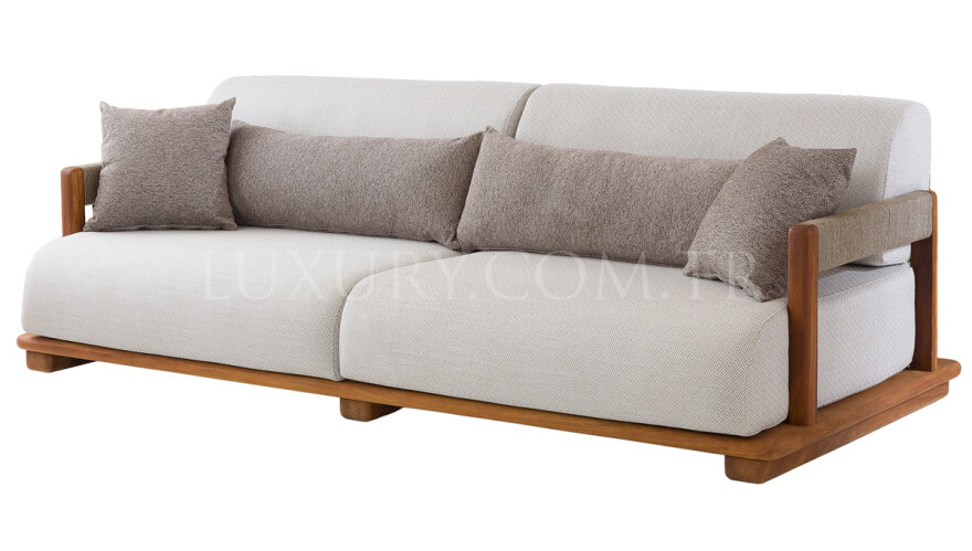 Belek Ahşap Bahçe Koltuk Takımı - 6