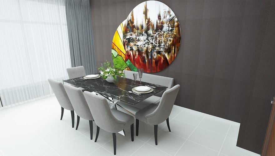 Belen Dining Room Dekorasyonu - 1140