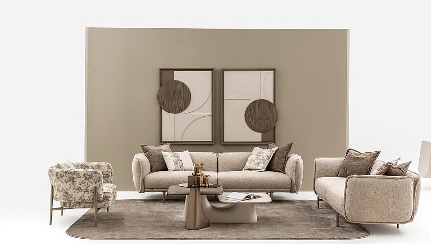 Bellariva Motifli Modern Koltuk Takımı