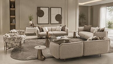 Bellariva Motifli Modern Koltuk Takımı - 1182