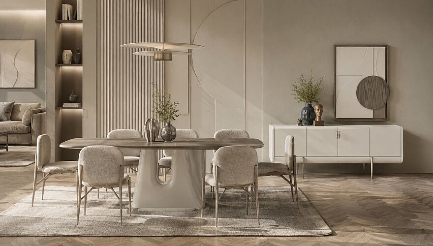 Bellariva Motifli Modern Yemek Odası - 1182
