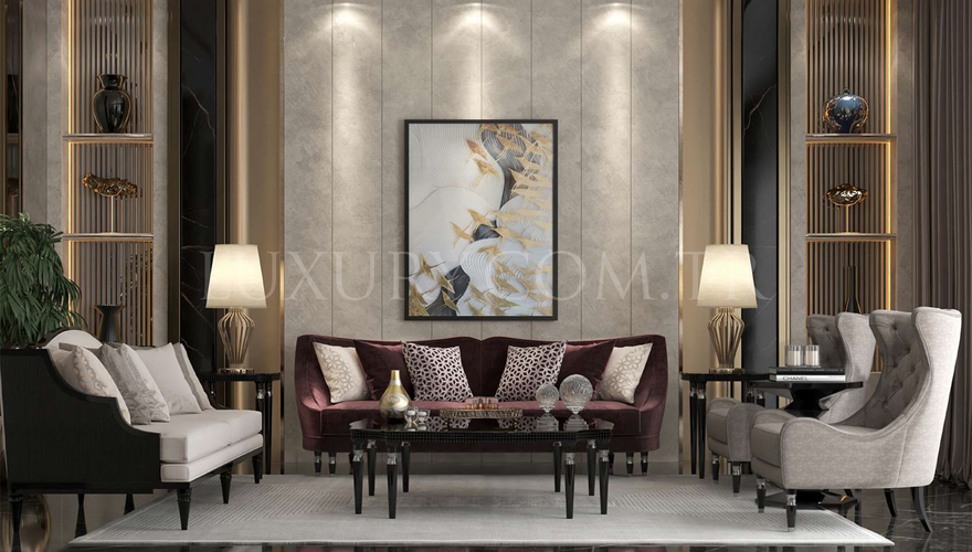 Belovis Art Deco Sofa Set - 1