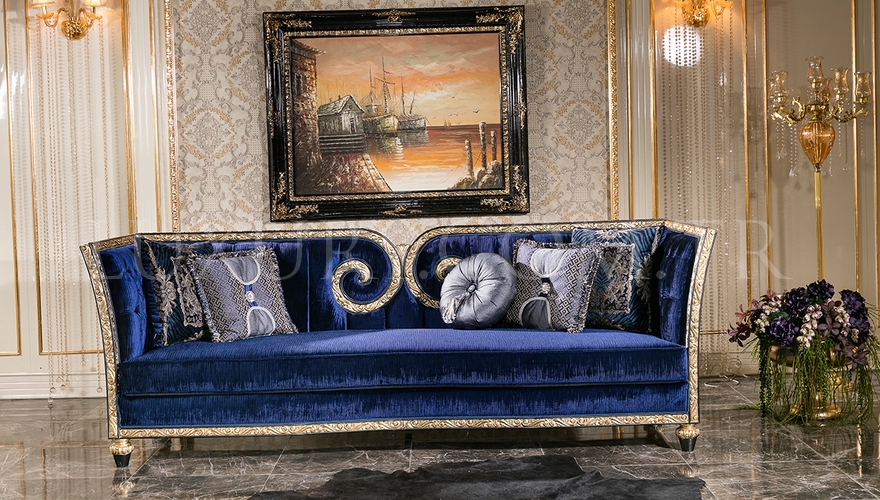 Berceste Mavi Avantgarde Koltuk Takımı - 5