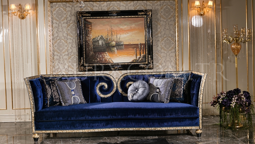 Berceste Mavi Lux Living Room - 6