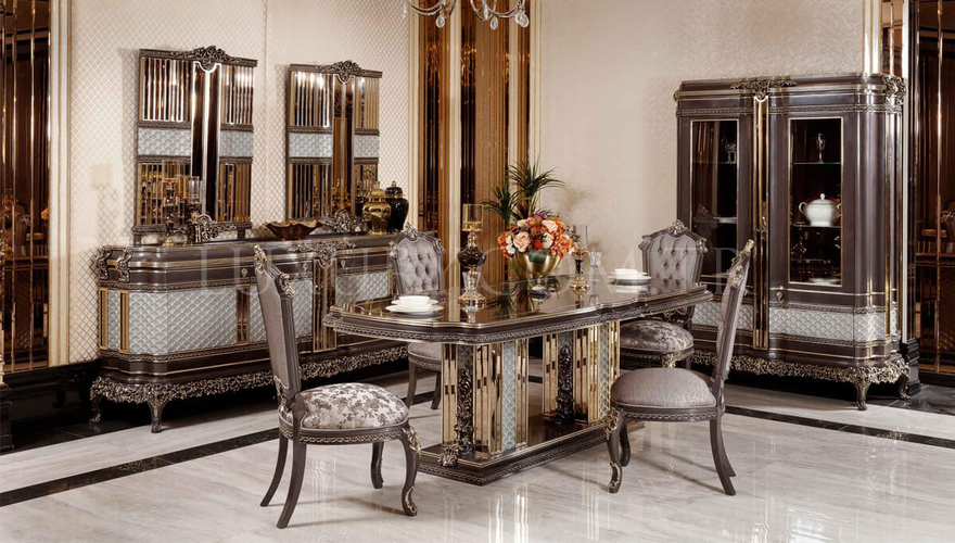 Bergama Classic Bronze Dining Room - 1128