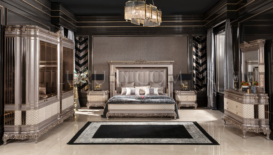 Bergama Classic Krem Bedroom - 1128