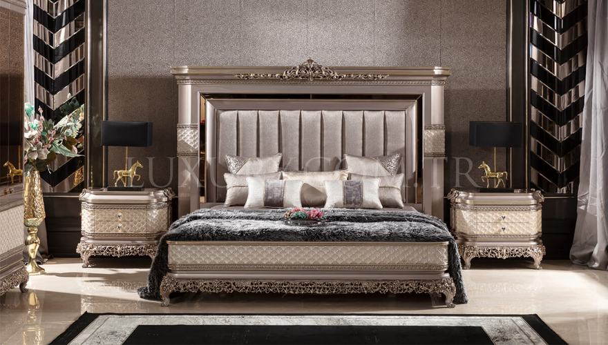 Bergama Classic Krem Bedroom - 4