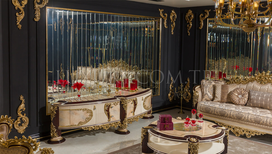 Beril Kahverengi Classic Dining Room - 6