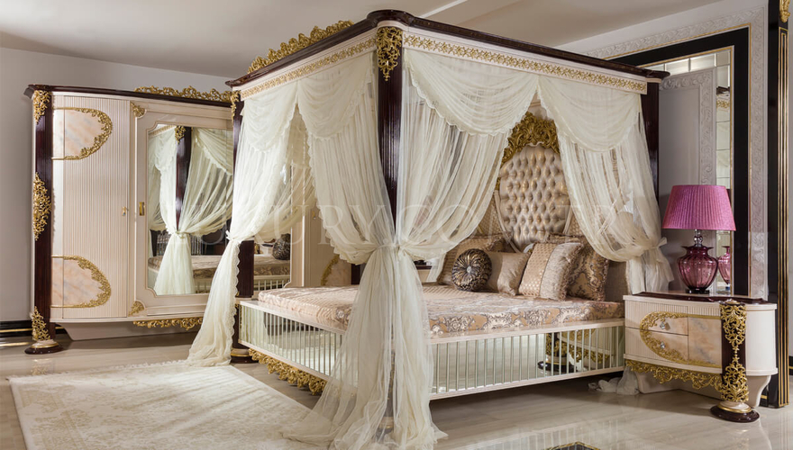 Beril Klasik Cibinlikli Yatak Odası