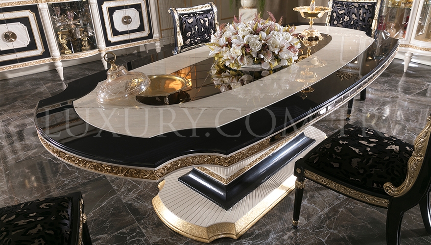 Beyrut Classic White Dining Room - 5