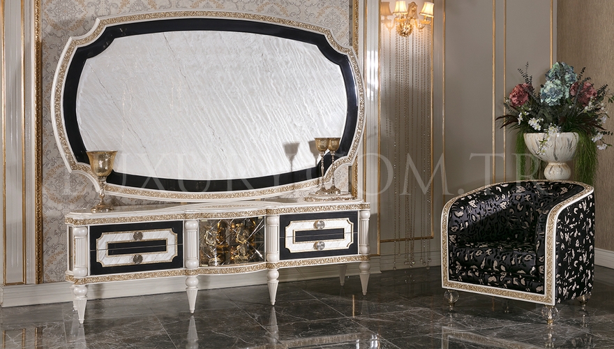 Beyrut White Classic Tv Unit - 1062