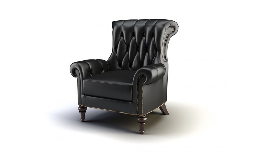Black Armchair - 