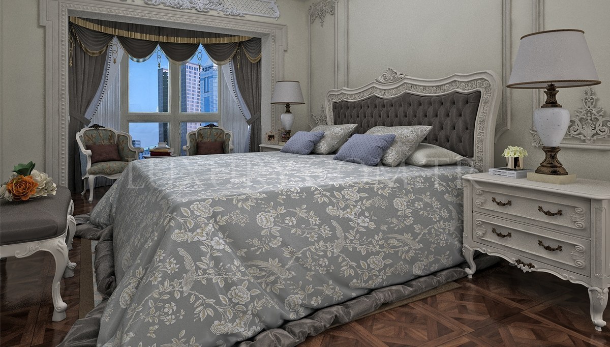  - Brussels Klasik Yatak Odası Dekorasyonu