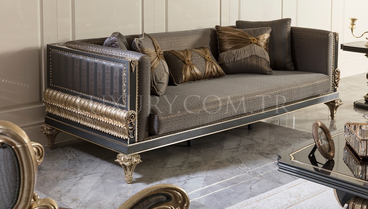 Calenas Art Deco Sofa Set - 7
