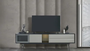 Calmira Gri Modern TV Ünitesi - 1172