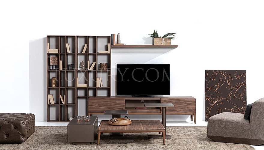 Capriva Kahverengi Modern Yemek Odası - 5