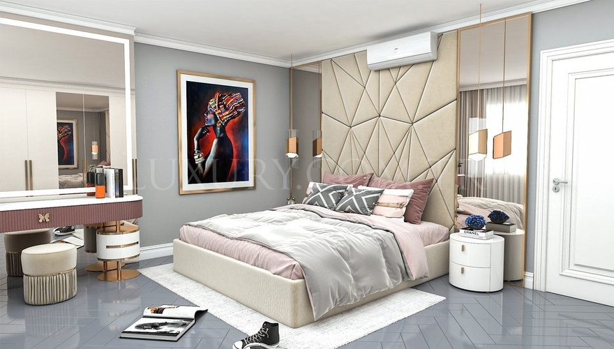 Cardano Yatak Odası Mobilyası Dekorasyonu - 3